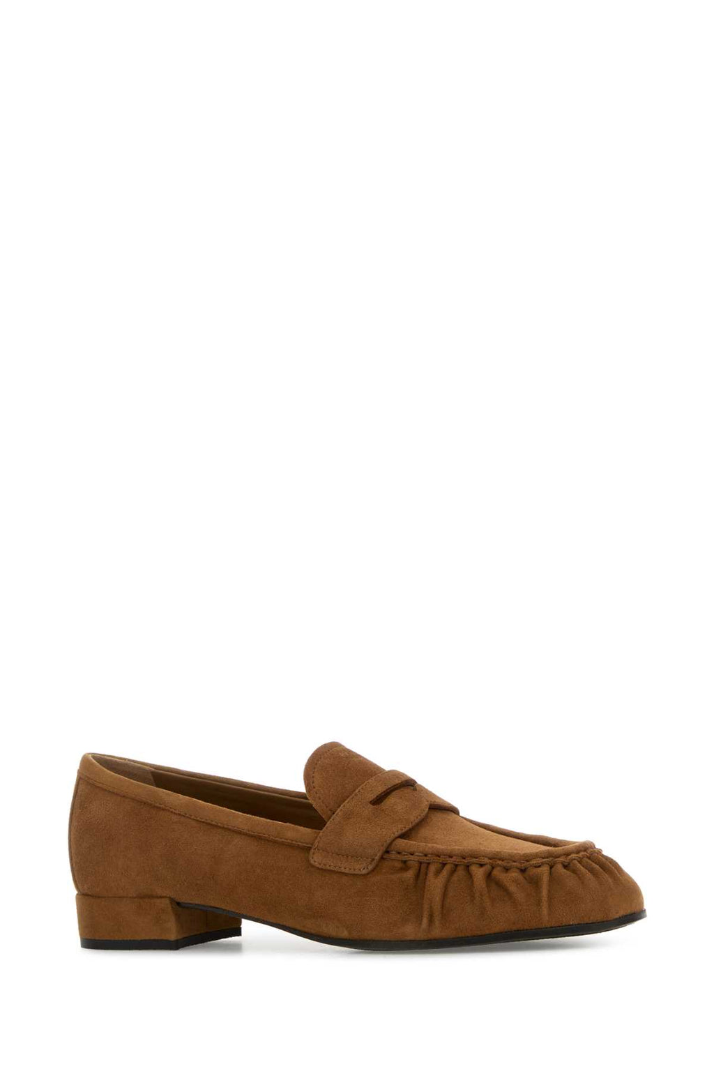 PRADA LIFE STYLE LEGGERO For Women Exterior: 100% Suede Interior: 100% Leather Sole: Rubber