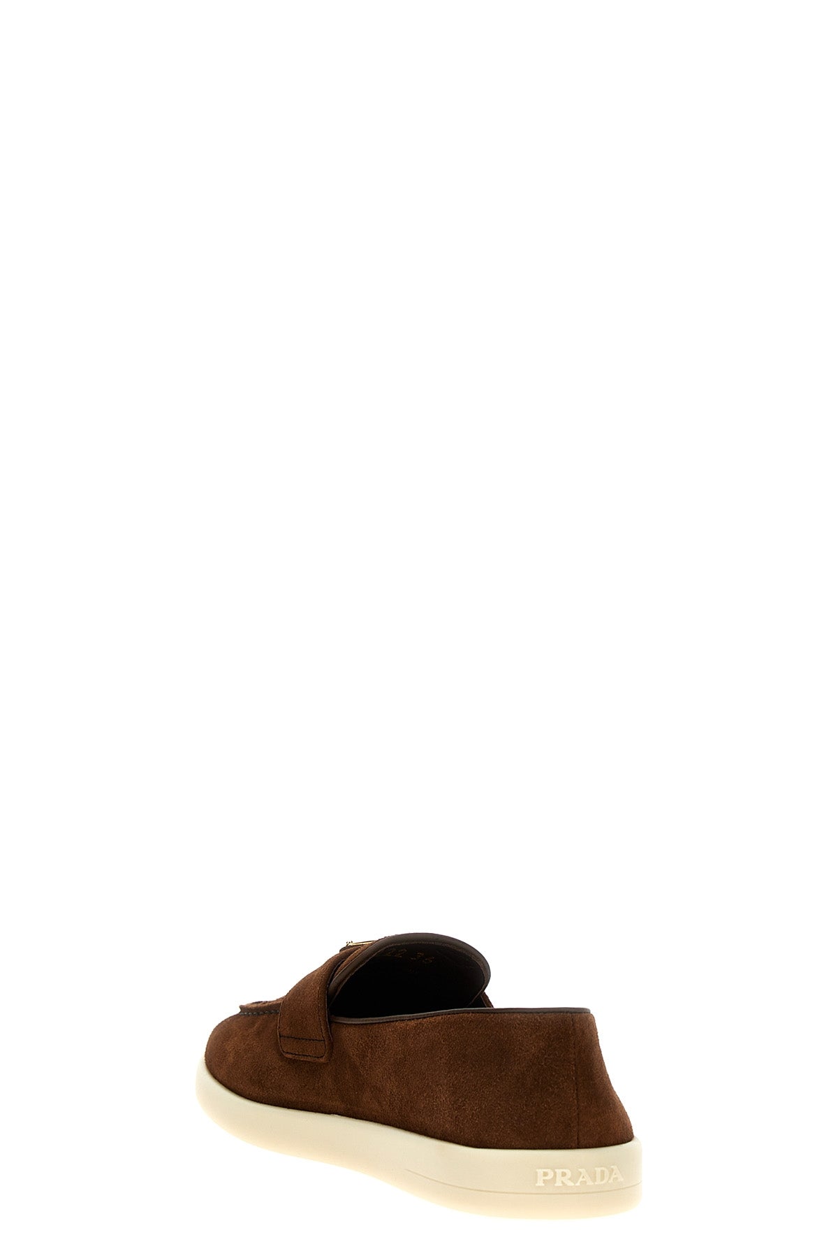 PRADA Logo loafers For Women 100% bos taurus
