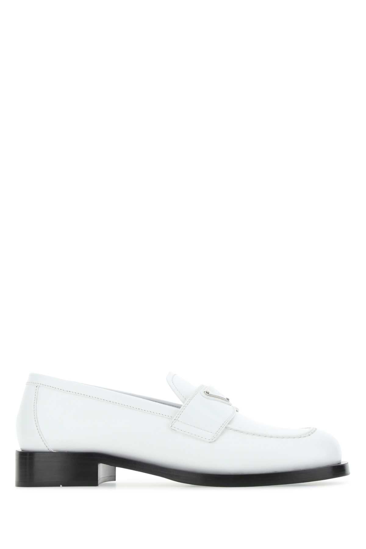 PRADA MOCASSINI For Women Exterior: 100% Leather Interior: 100% Leather Sole: Leather and Rubber