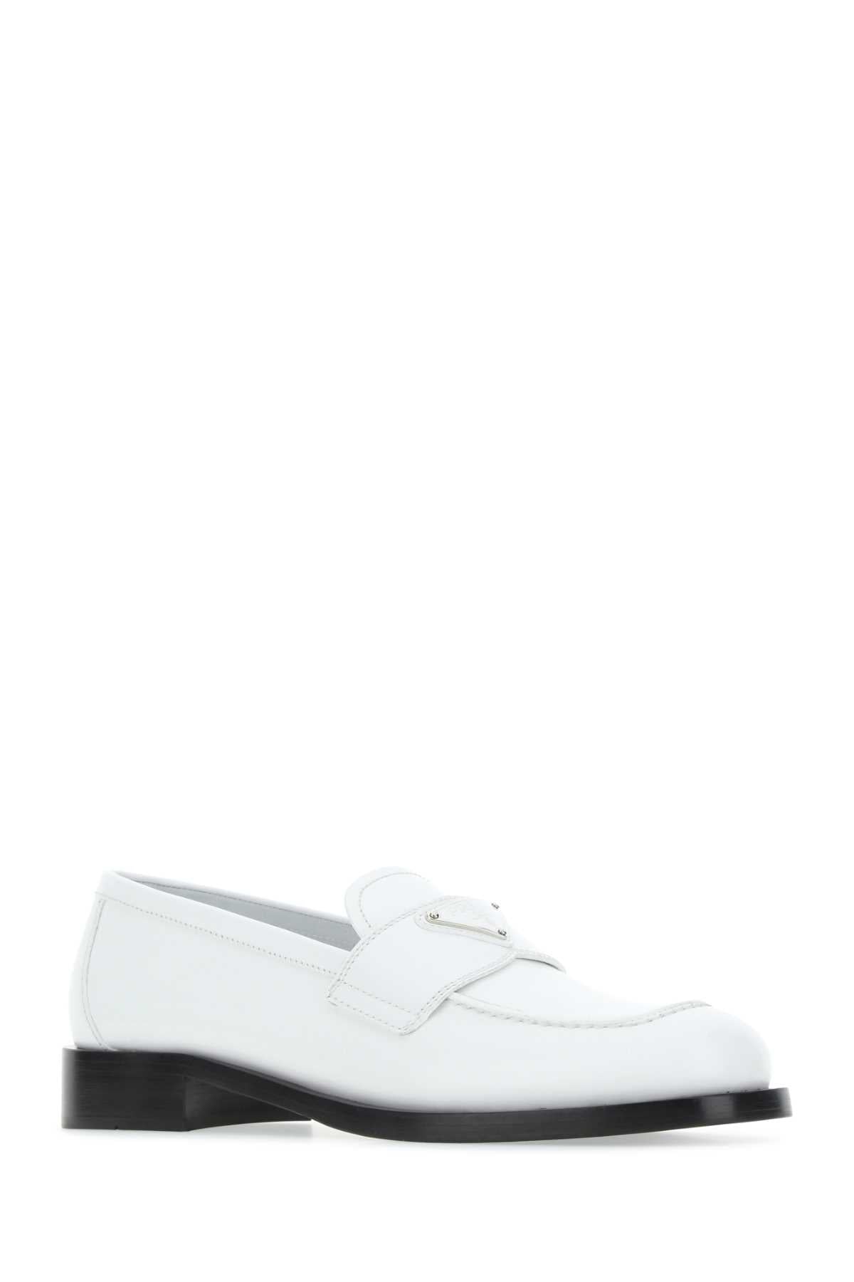 PRADA MOCASSINI For Women Exterior: 100% Leather Interior: 100% Leather Sole: Leather and Rubber