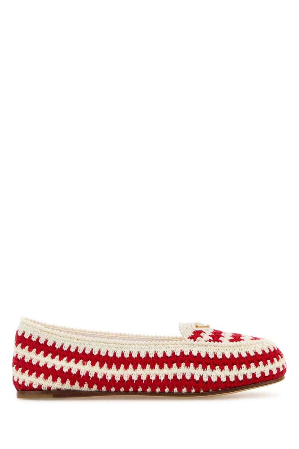 PRADA PANTOFOLE For Women Exterior: 100% Fabric Interior: 100% Fabric Sole: Leather