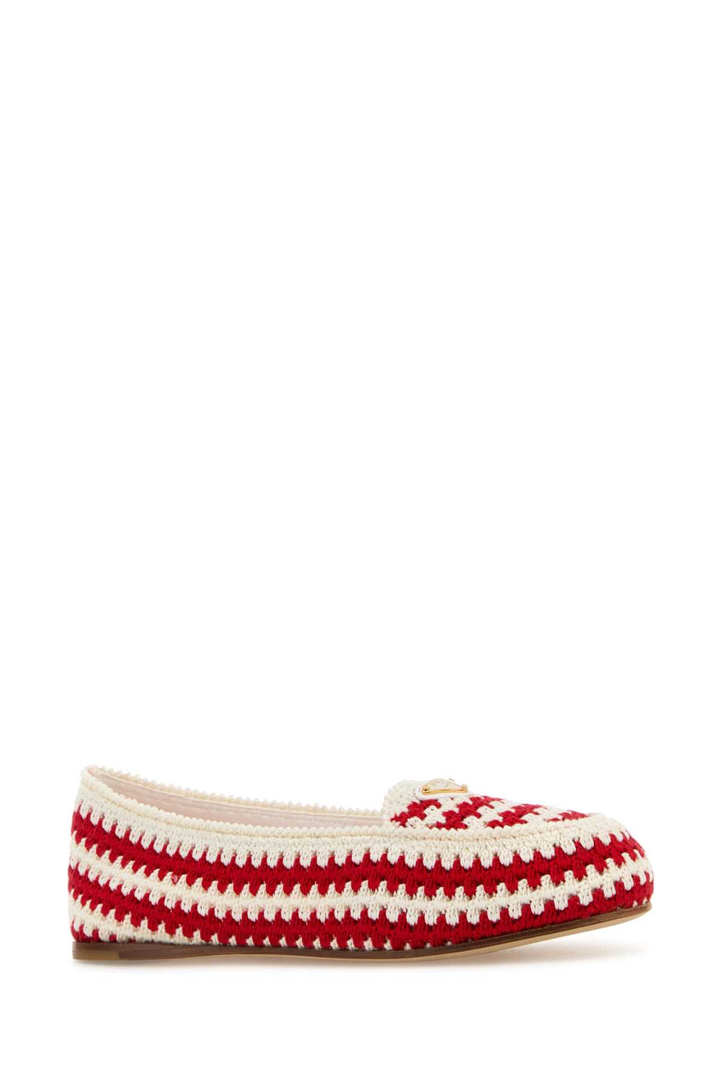 PRADA PANTOFOLE For Women Exterior: 100% Fabric Interior: 100% Fabric Sole: Leather