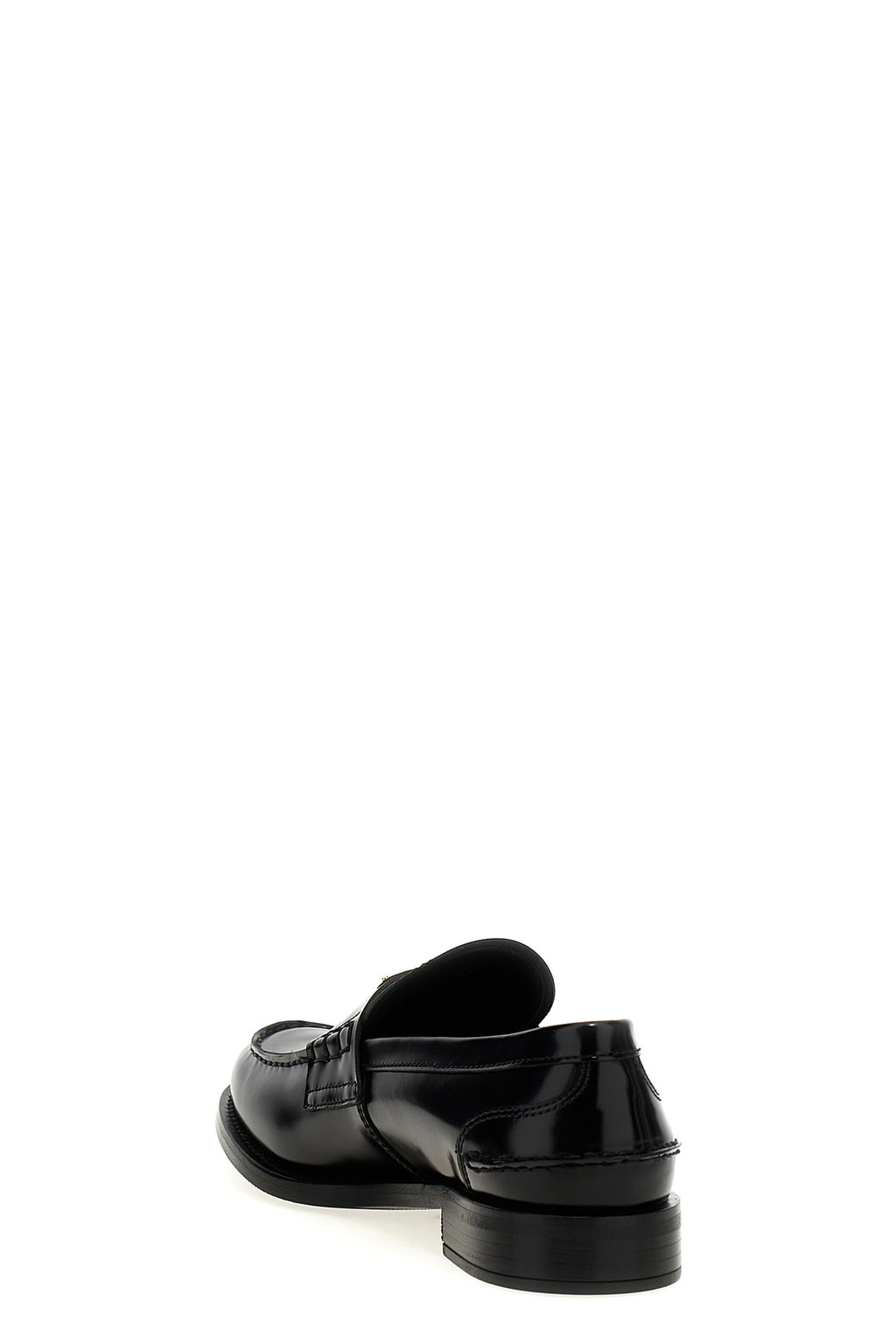 PRADA Logo loafers For Women 100% calfskin leather (Bos Taurus)