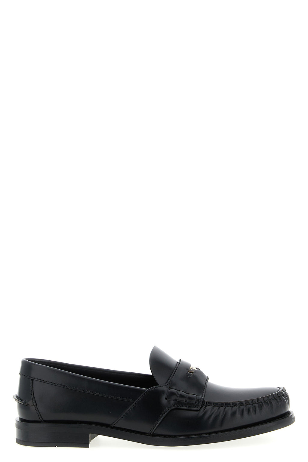 PRADA Leather loafers For Women 100% calfskin leather (Bos Taurus)