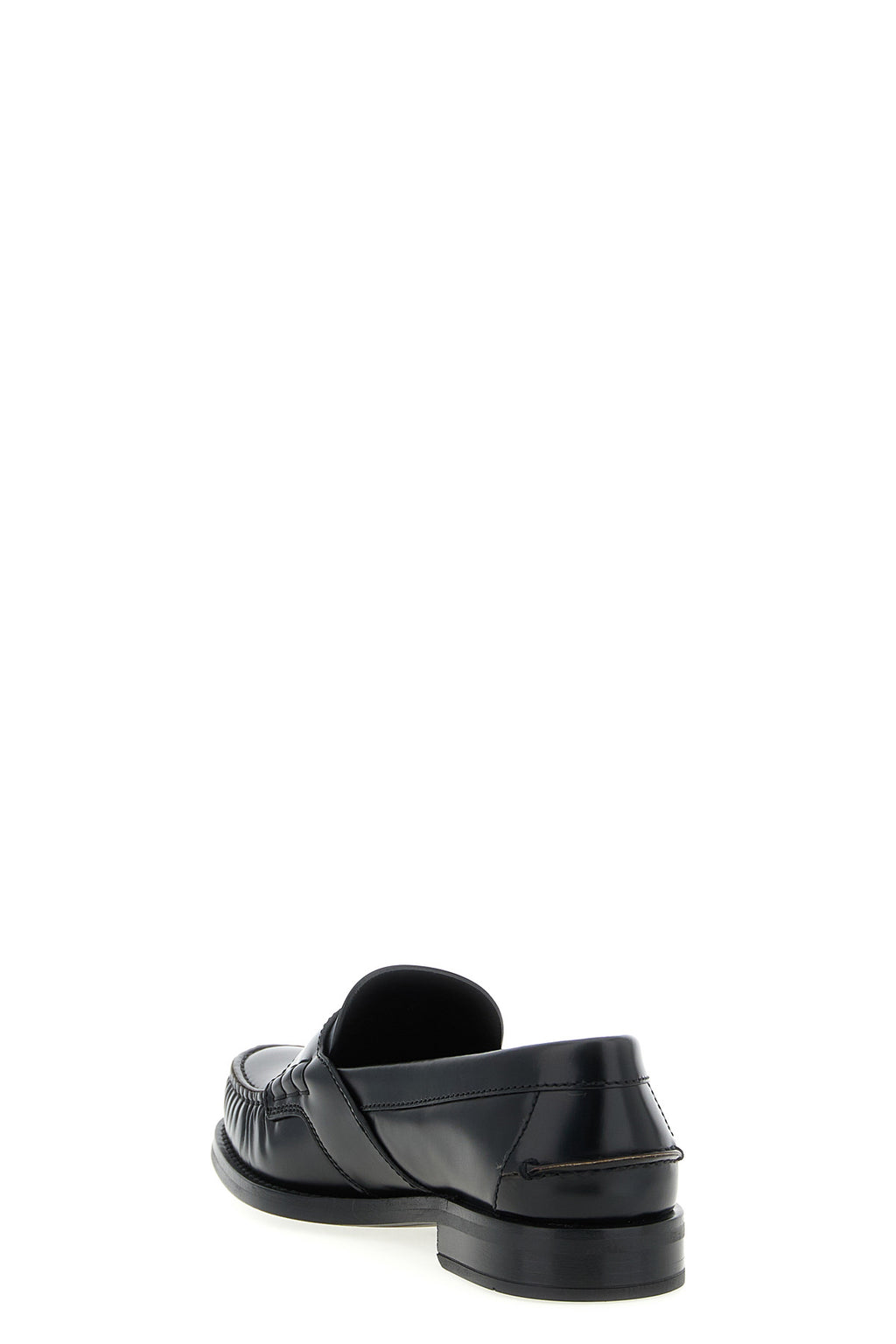 PRADA Leather loafers For Women 100% calfskin leather (Bos Taurus)