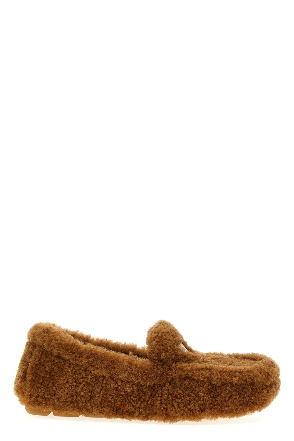 PRADA Shearling loafers For Women 100% Ovis Aries leather