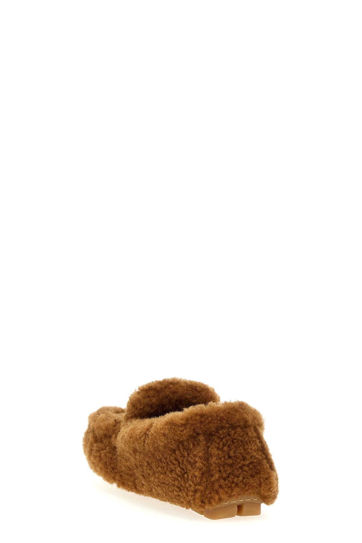 PRADA Shearling loafers For Women 100% Ovis Aries leather