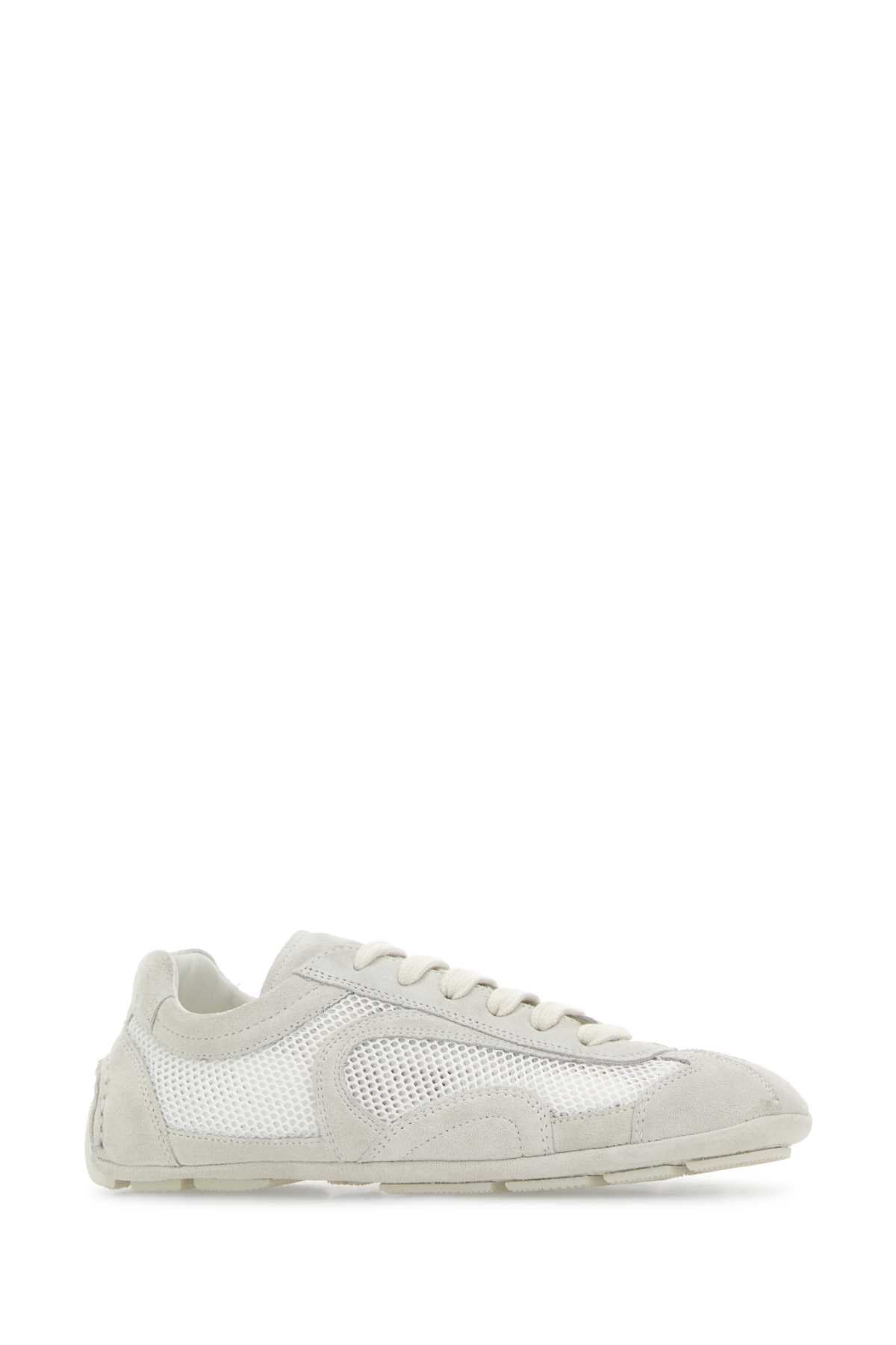 PRADA MONTECARLO For Women Exterior: 100% Fabric 100% Suede Interior: 100% Fabric Sole: Rubber