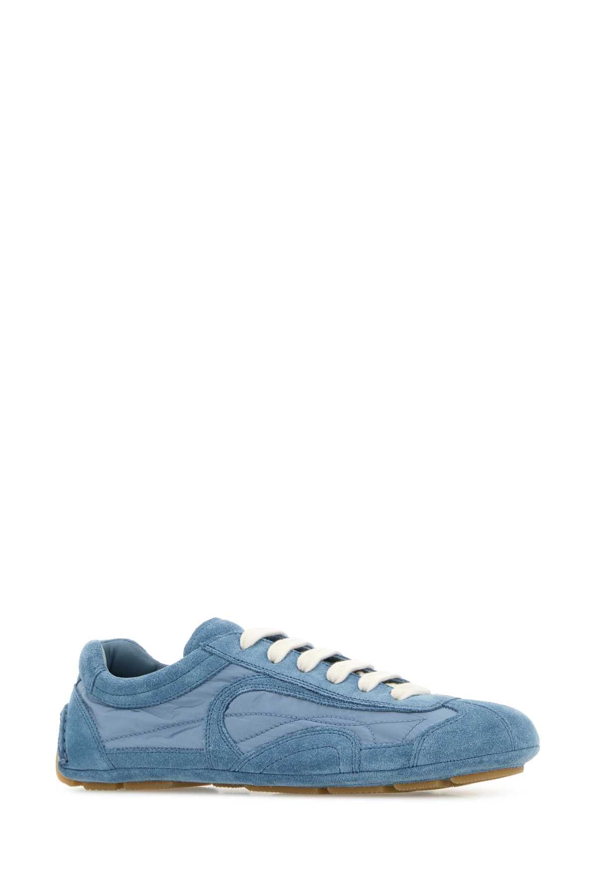PRADA MONTECARLO For Women Exterior: 100% Fabric 100% Suede Interior: 100% Fabric Sole: Rubber