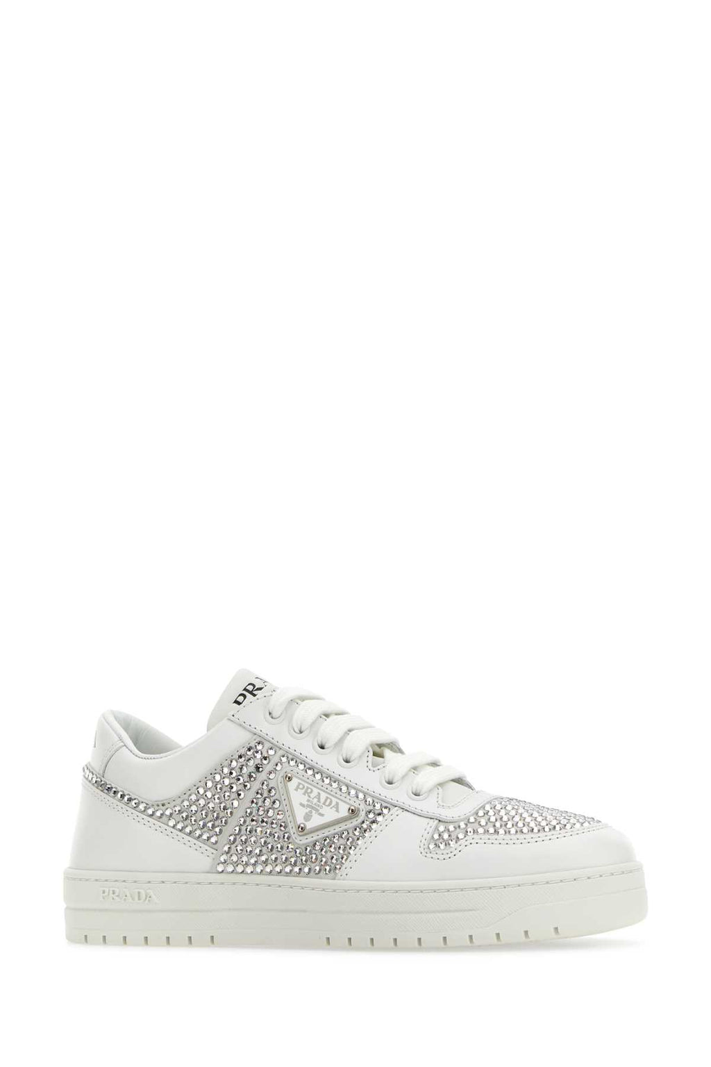 PRADA SNEAKERS For Women Exterior: 100% Leather Interior: 100% Leather Sole: Rubber