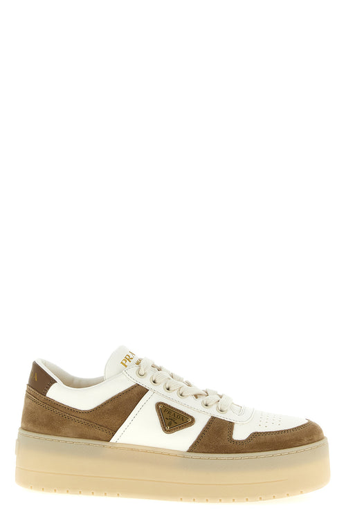 PRADA 'Downtown Bold' sneakers For Women 100% lamb leather (Ovis Aries)