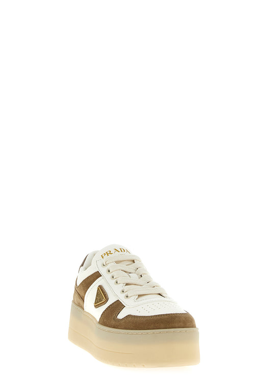 PRADA 'Downtown Bold' sneakers For Women 100% lamb leather (Ovis Aries)