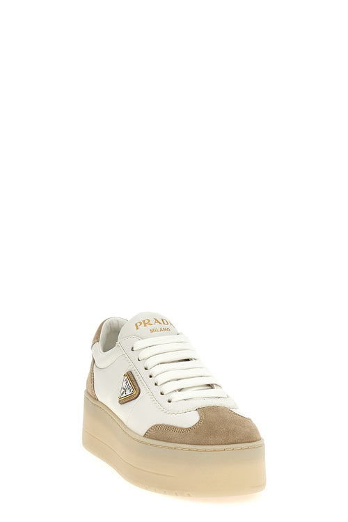 PRADA 'Downtown Bold' sneakers For Women 100% lamb leather (Ovis Aries)