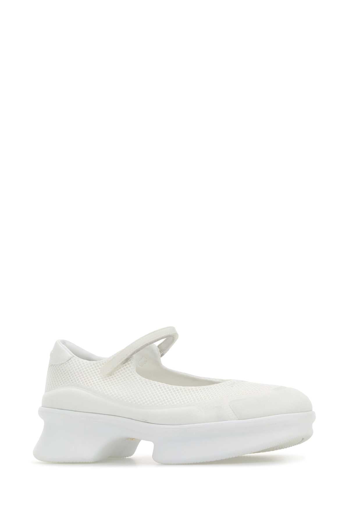 PRADA BALLERINE For Women Exterior: 100% Fabric Interior: 100% Leather 100% Fabric Sole: Rubber