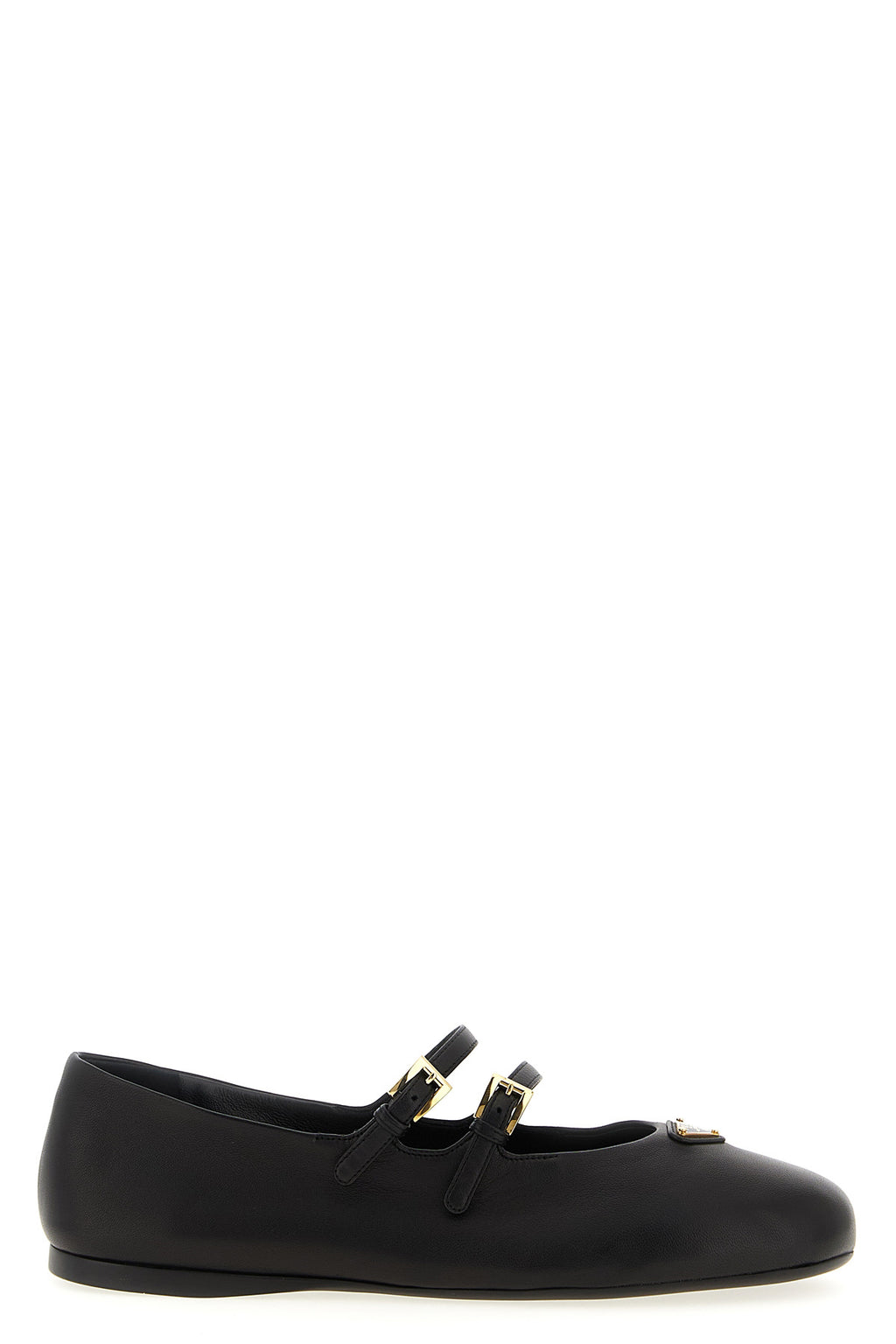 PRADA Double strap ballet flats For Women 100% lamb leather (Ovis Aries)