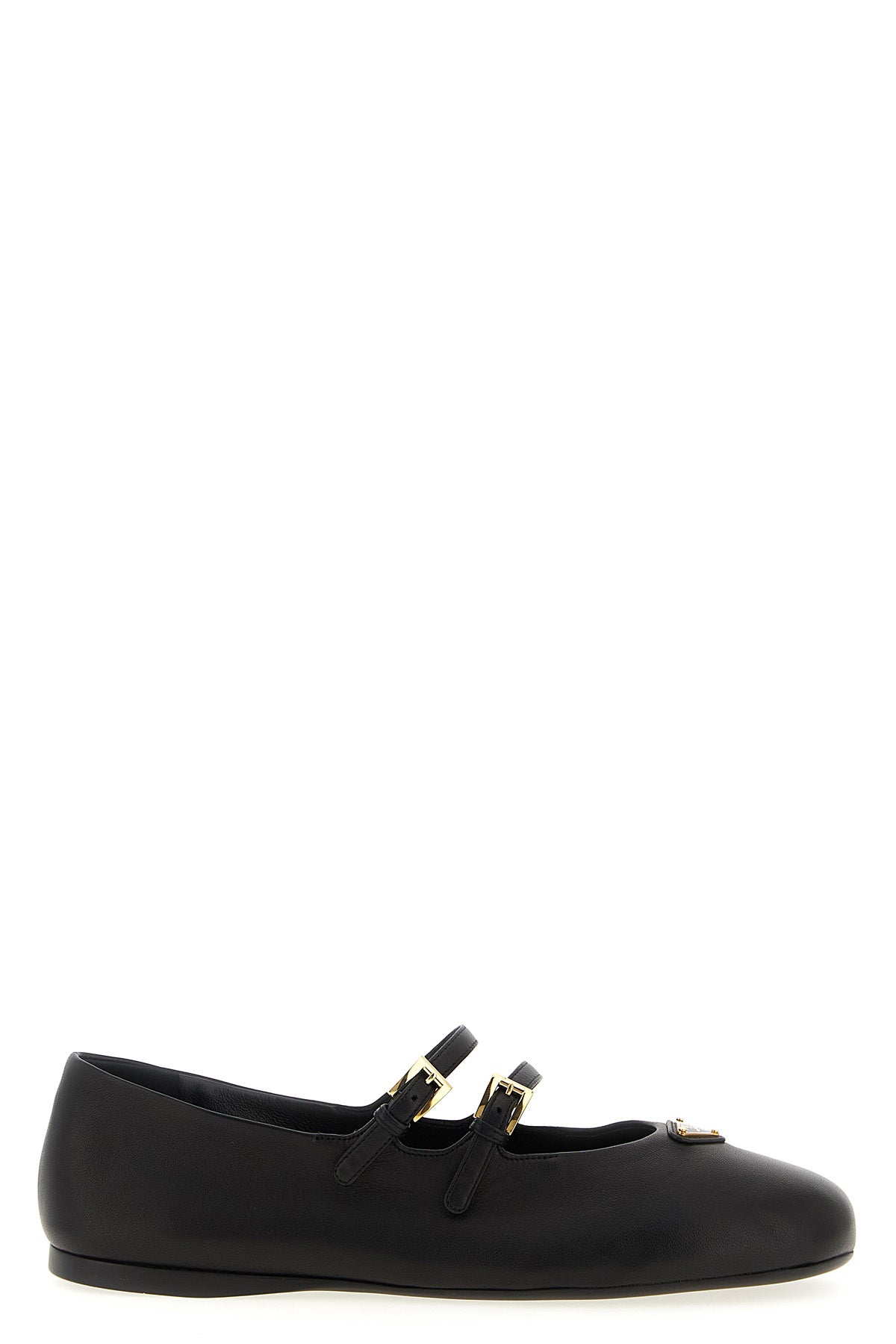 PRADA Double strap ballet flats For Women 100% lamb leather (Ovis Aries)