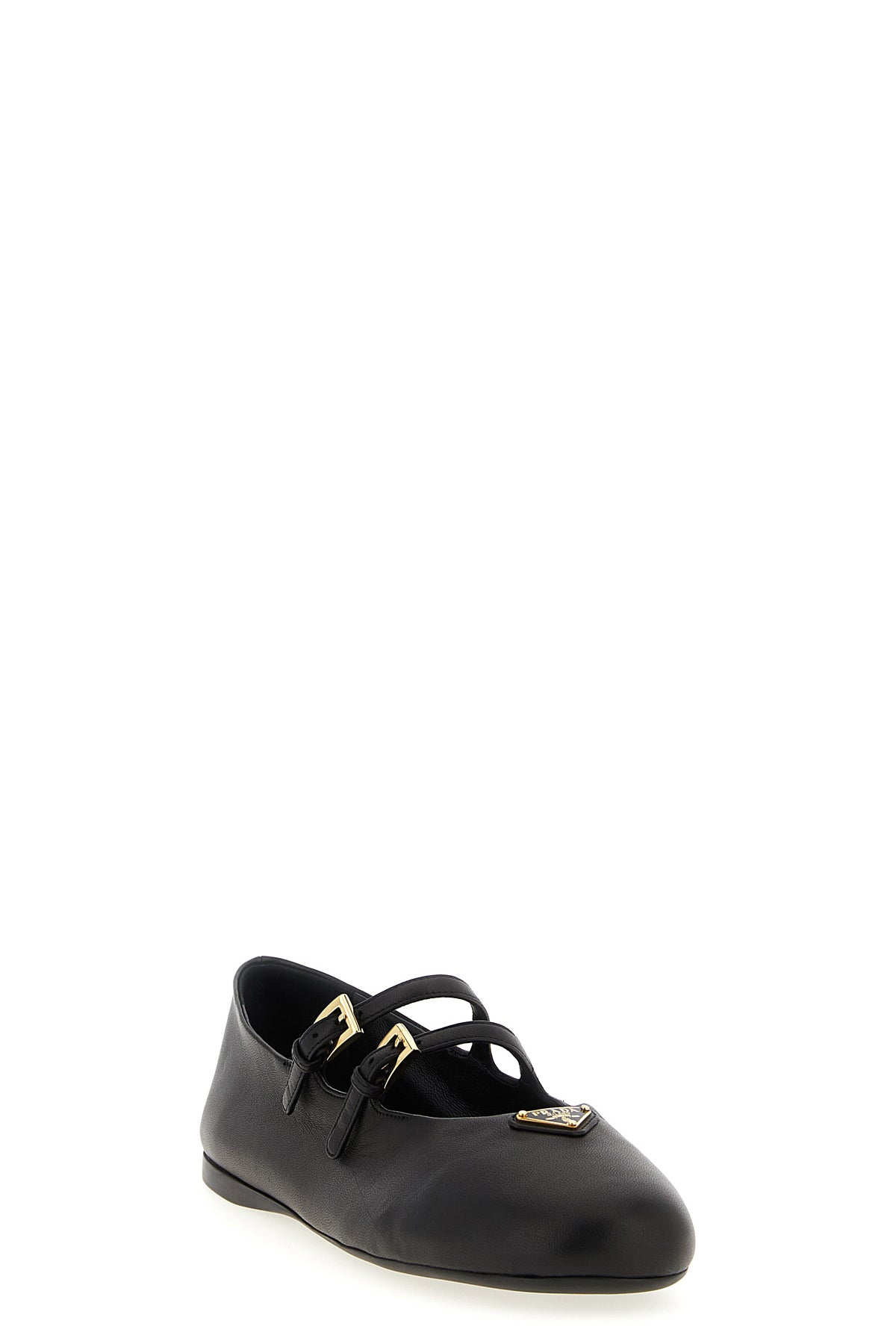 PRADA Double strap ballet flats For Women 100% lamb leather (Ovis Aries)