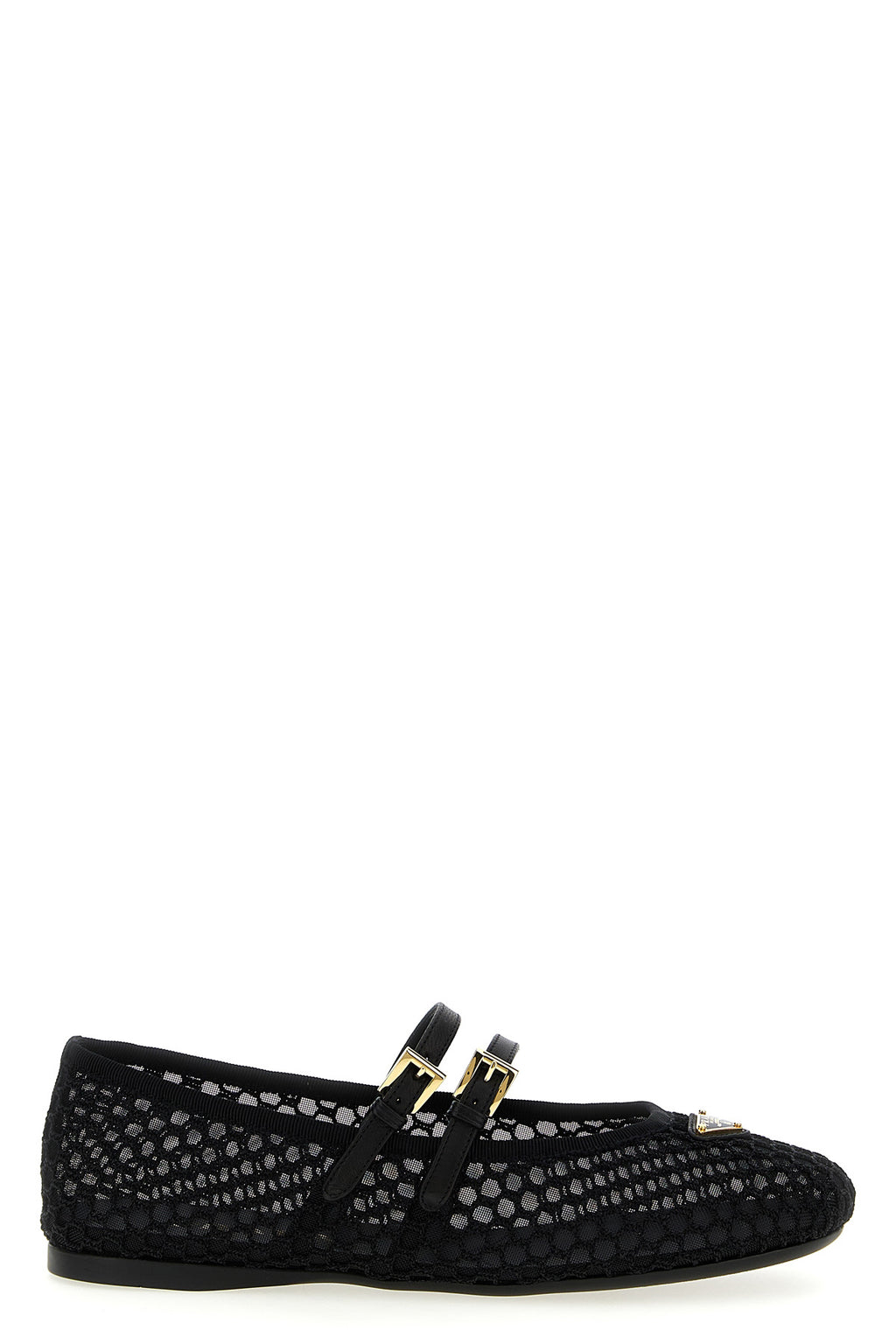 PRADA Double strap ballet flats For Women 100% polyamide