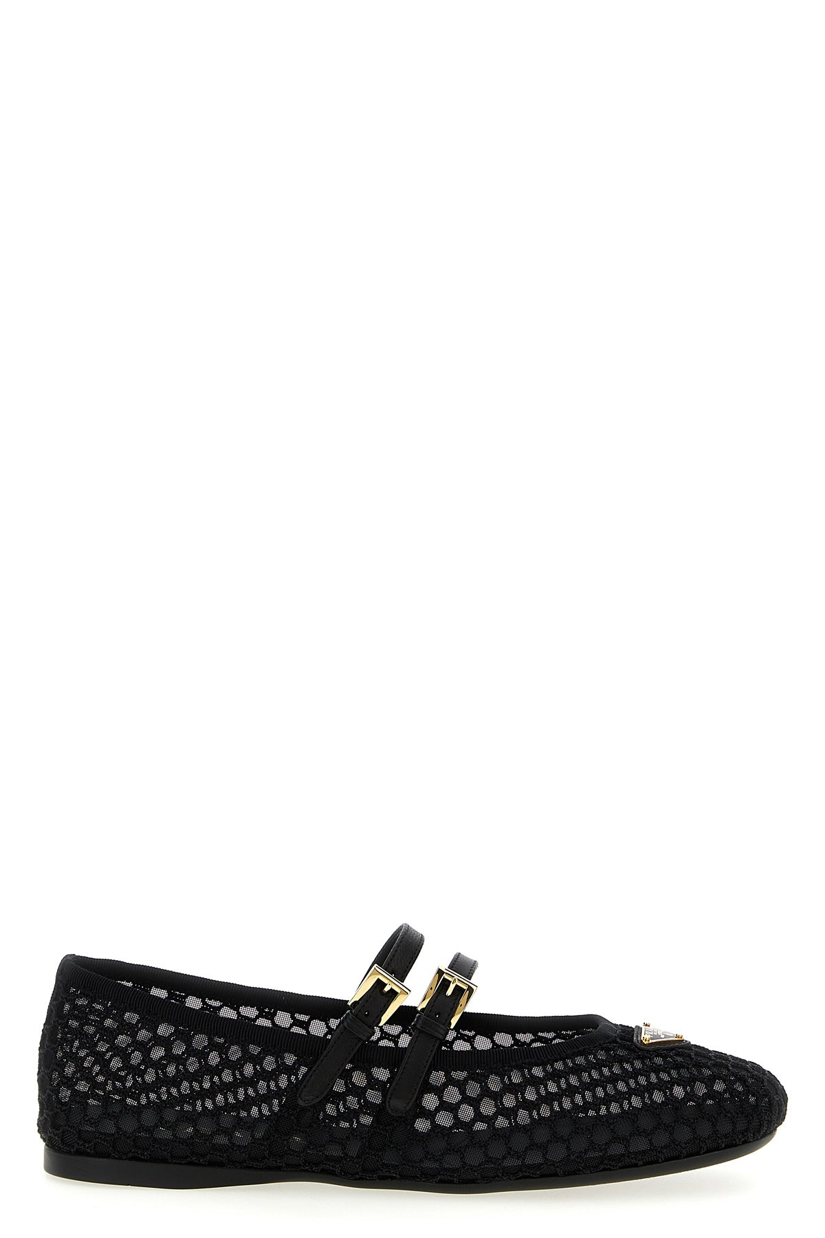 PRADA Double strap ballet flats For Women 100% polyamide