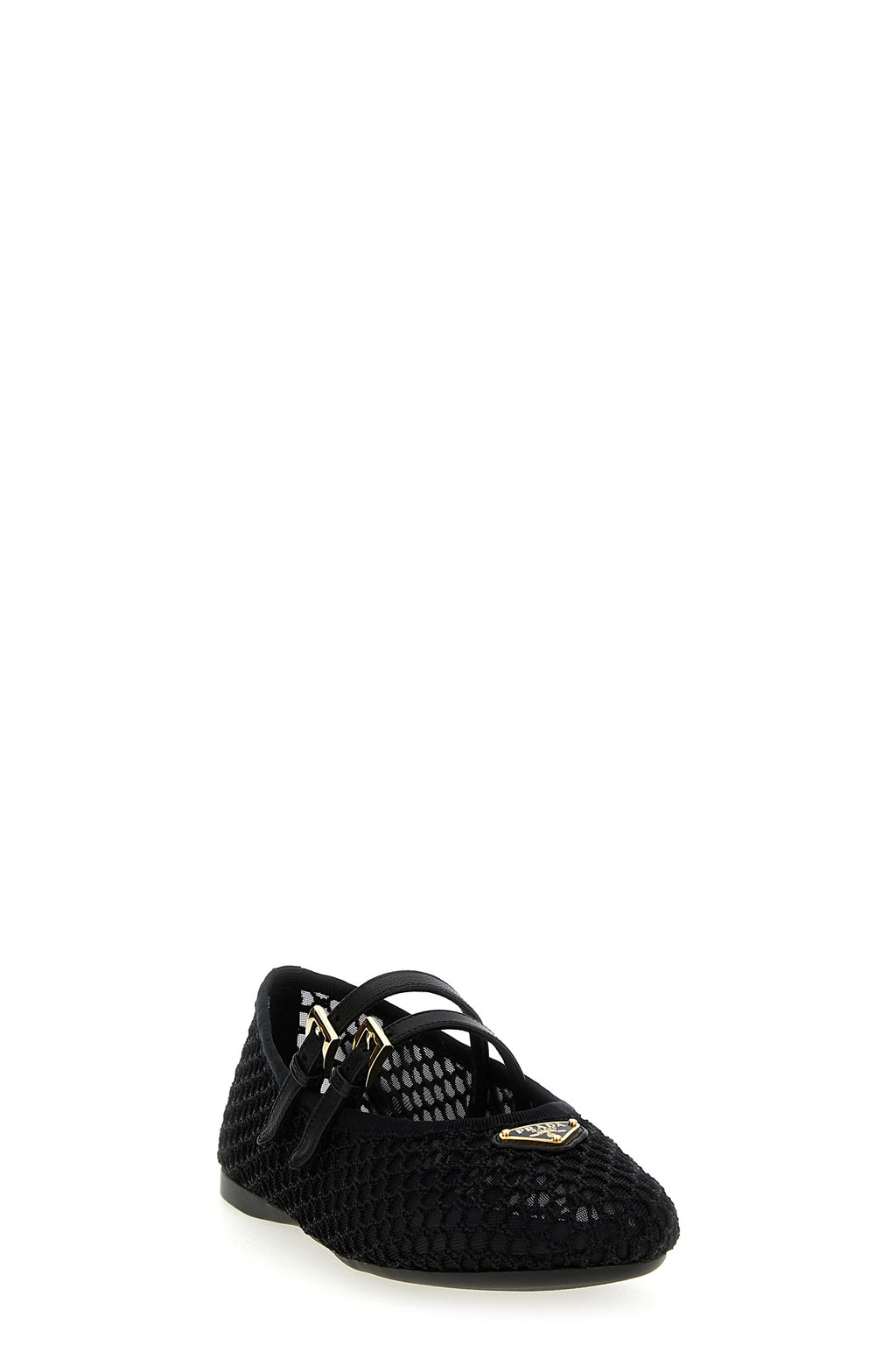 PRADA Double strap ballet flats For Women 100% polyamide