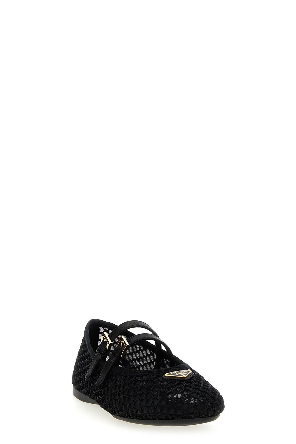 PRADA Double strap ballet flats For Women 100% polyamide