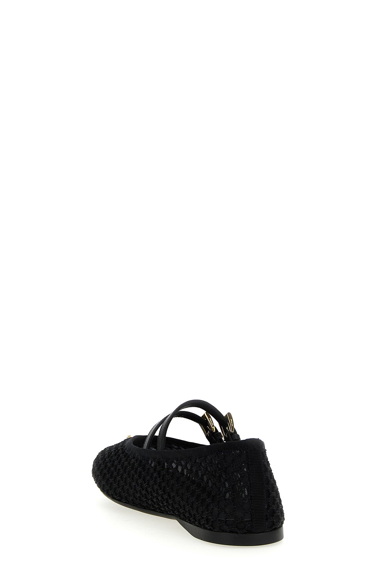 PRADA Double strap ballet flats For Women 100% polyamide