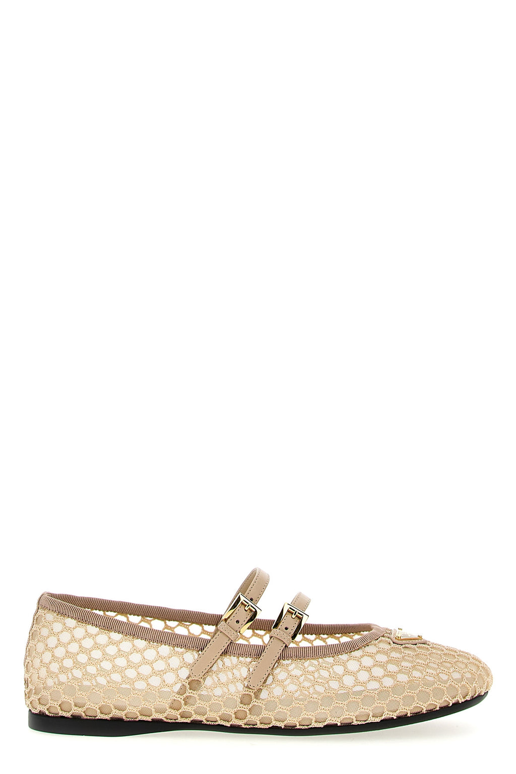 PRADA Double strap ballet flats For Women 100% polyamide