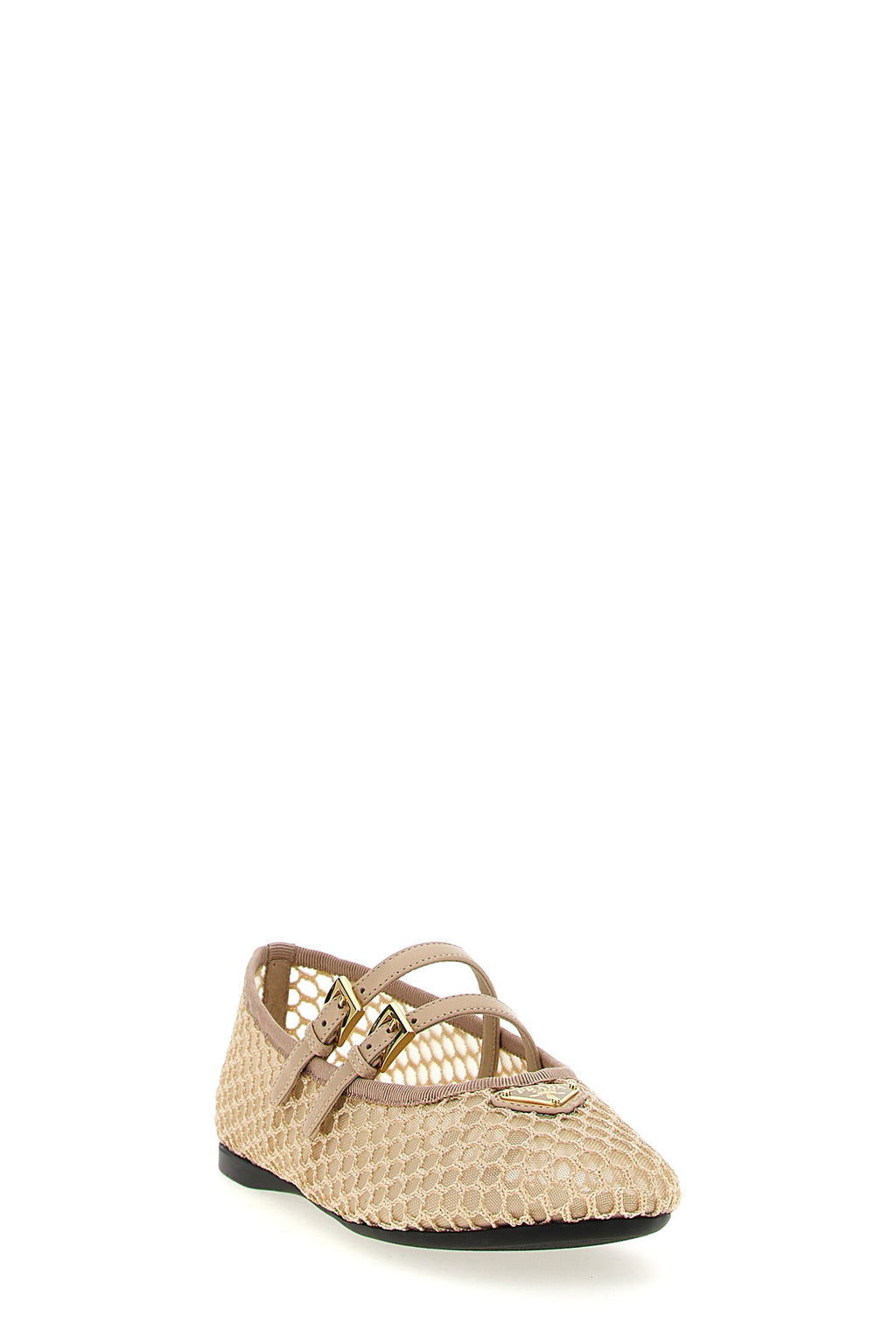 PRADA Double strap ballet flats For Women 100% polyamide