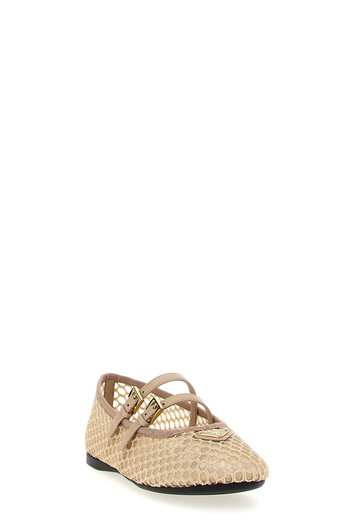 PRADA Double strap ballet flats For Women 100% polyamide