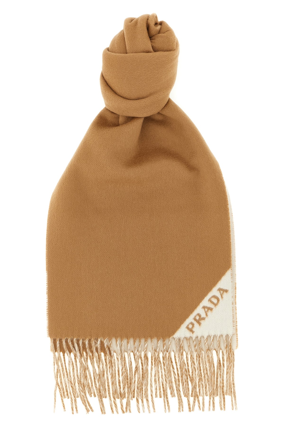 PRADA Double-sided scarf For Women 100% cashmere