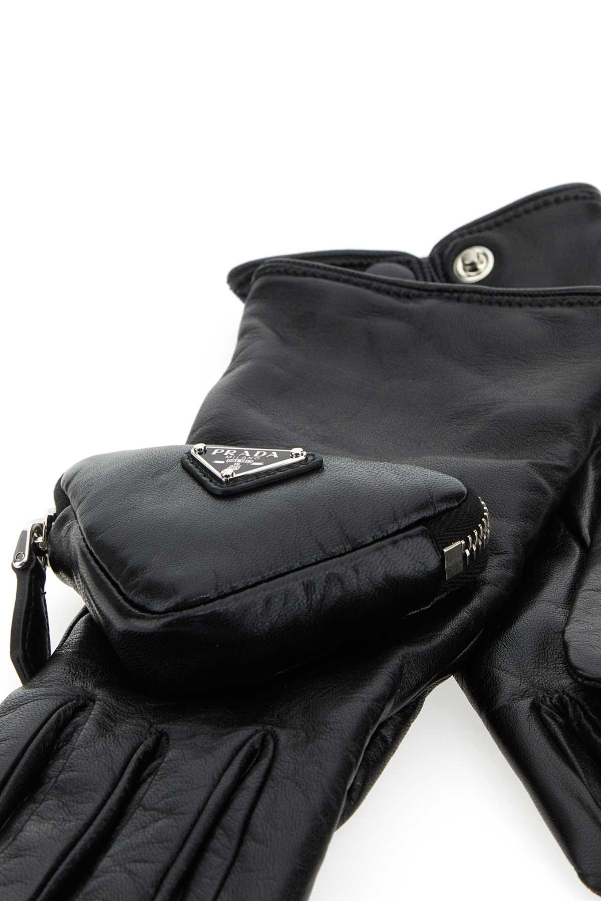 PRADA GUANTI For Women Exterior. 100% Lamb Lining: 100% Cashmere