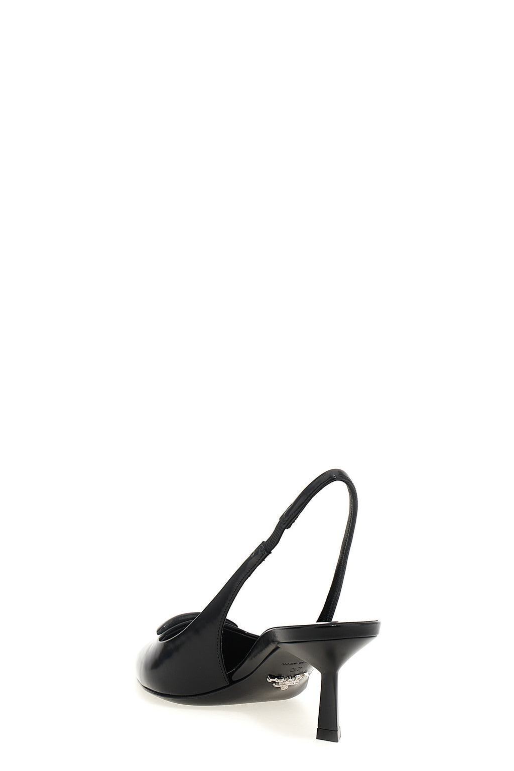 PRADA Triangle logo slingback For Women 100% cow leather (bos taurus)
