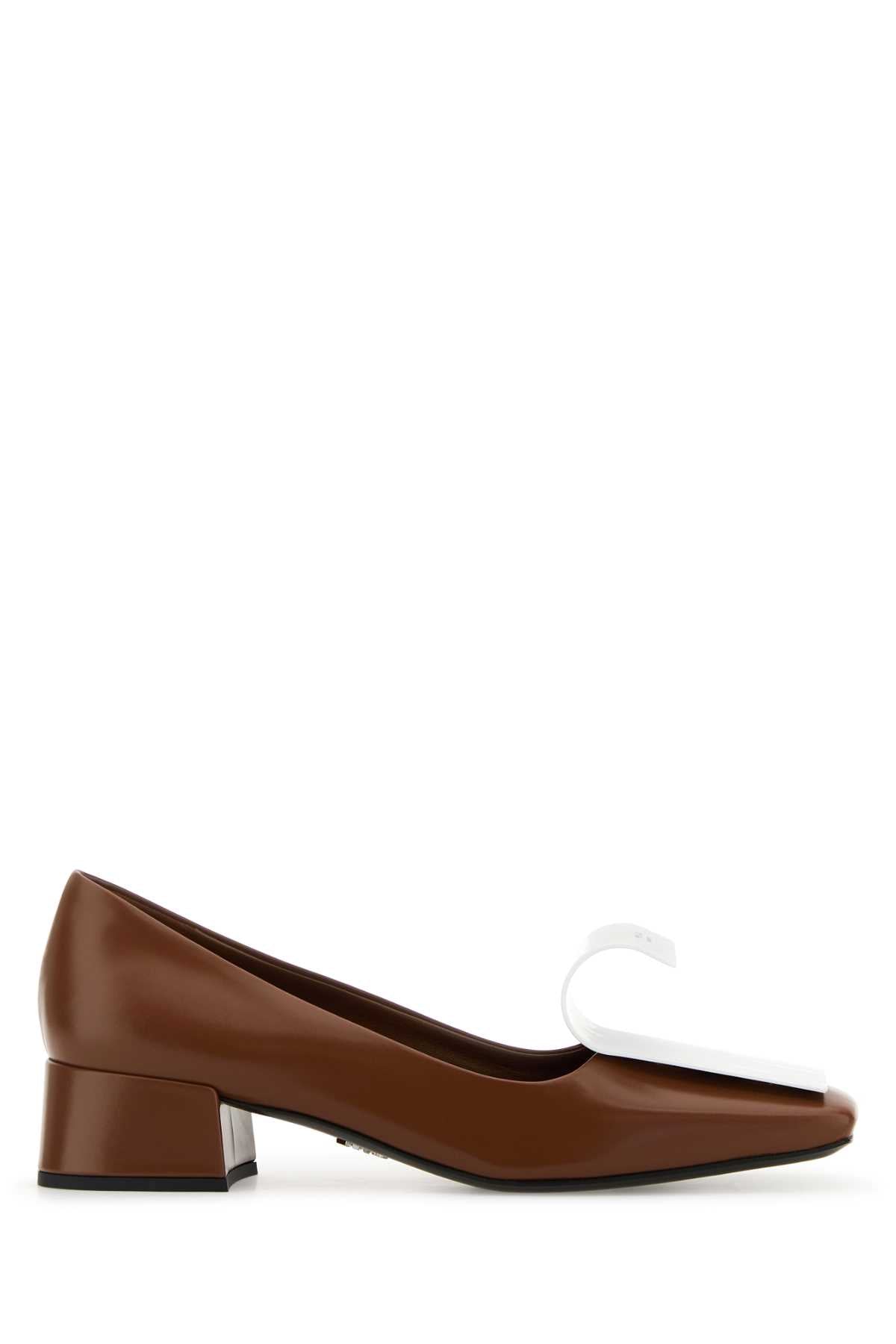 PRADA DECOLLETE For Women Exterior: 100% Leather Interior: 100% Leather Sole: Leather