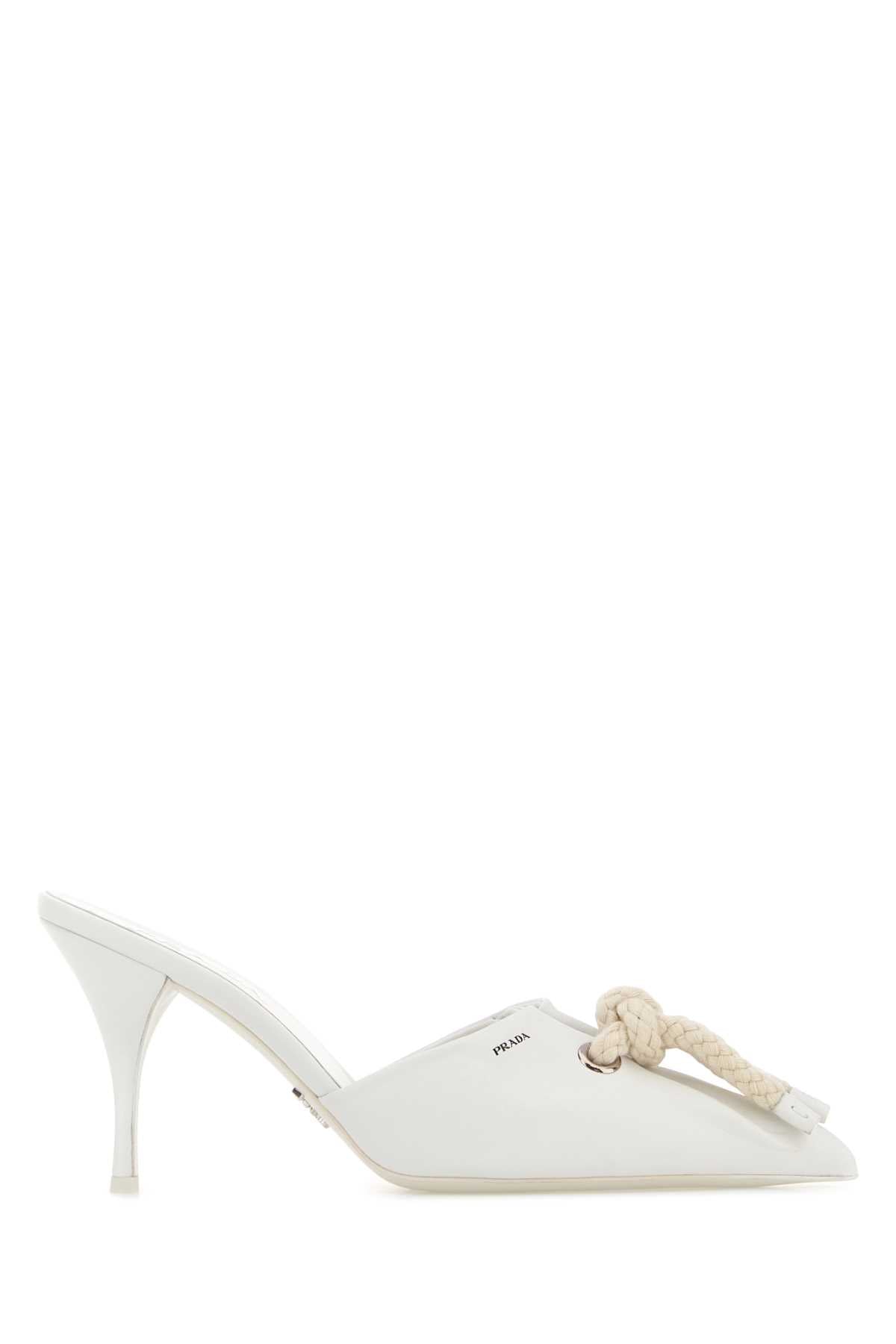 PRADA CALZATURE DONNA For Women Exterior: 100% Nappa leather Interior: 100% Leather Sole: Leather