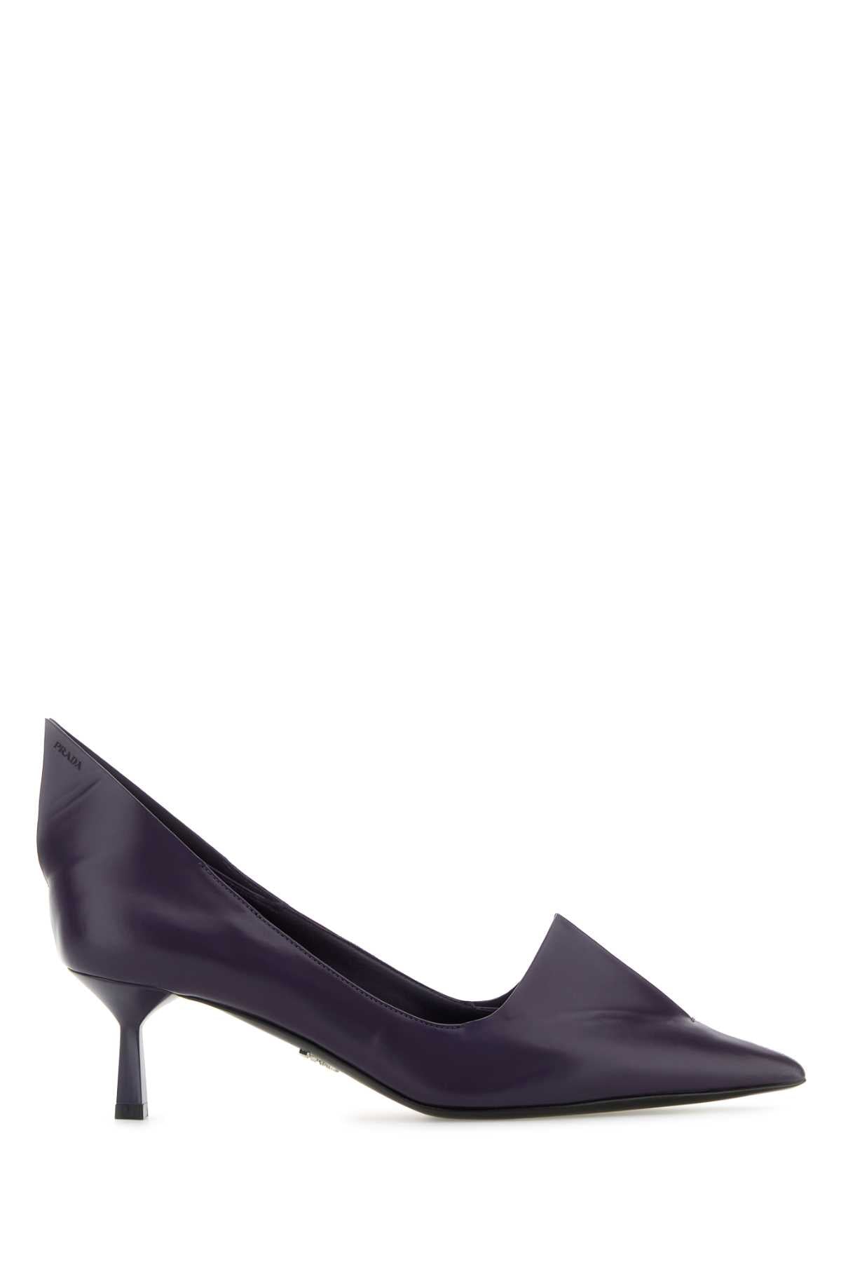 PRADA DECOLLETE' For Women Exterior: 100% Leather Interior: 100% Leather Sole: Leather