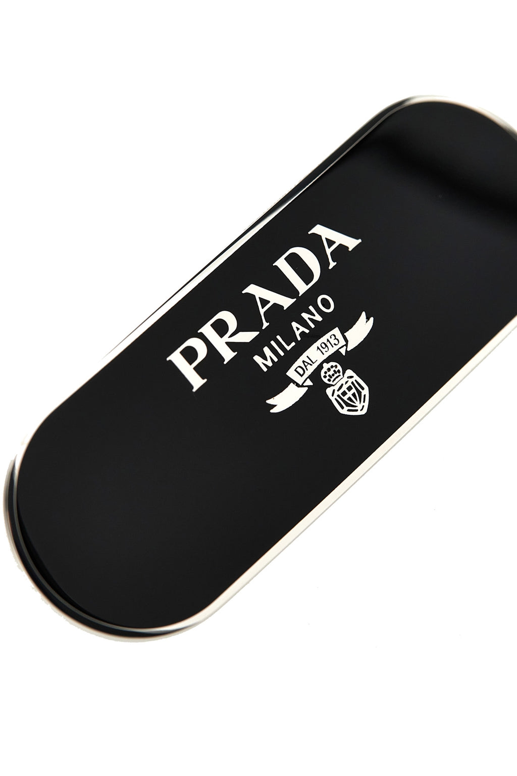 PRADA Logo hair clip For Women 100% steel