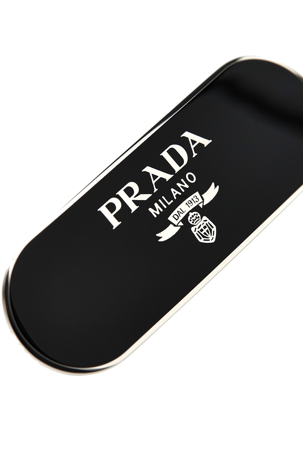 PRADA Logo hair clip For Women 100% steel