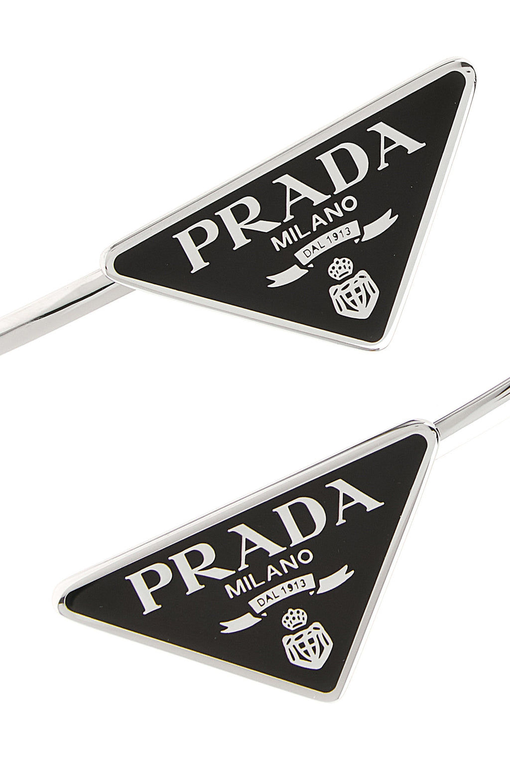 PRADA Logo two hairpin set For Women null