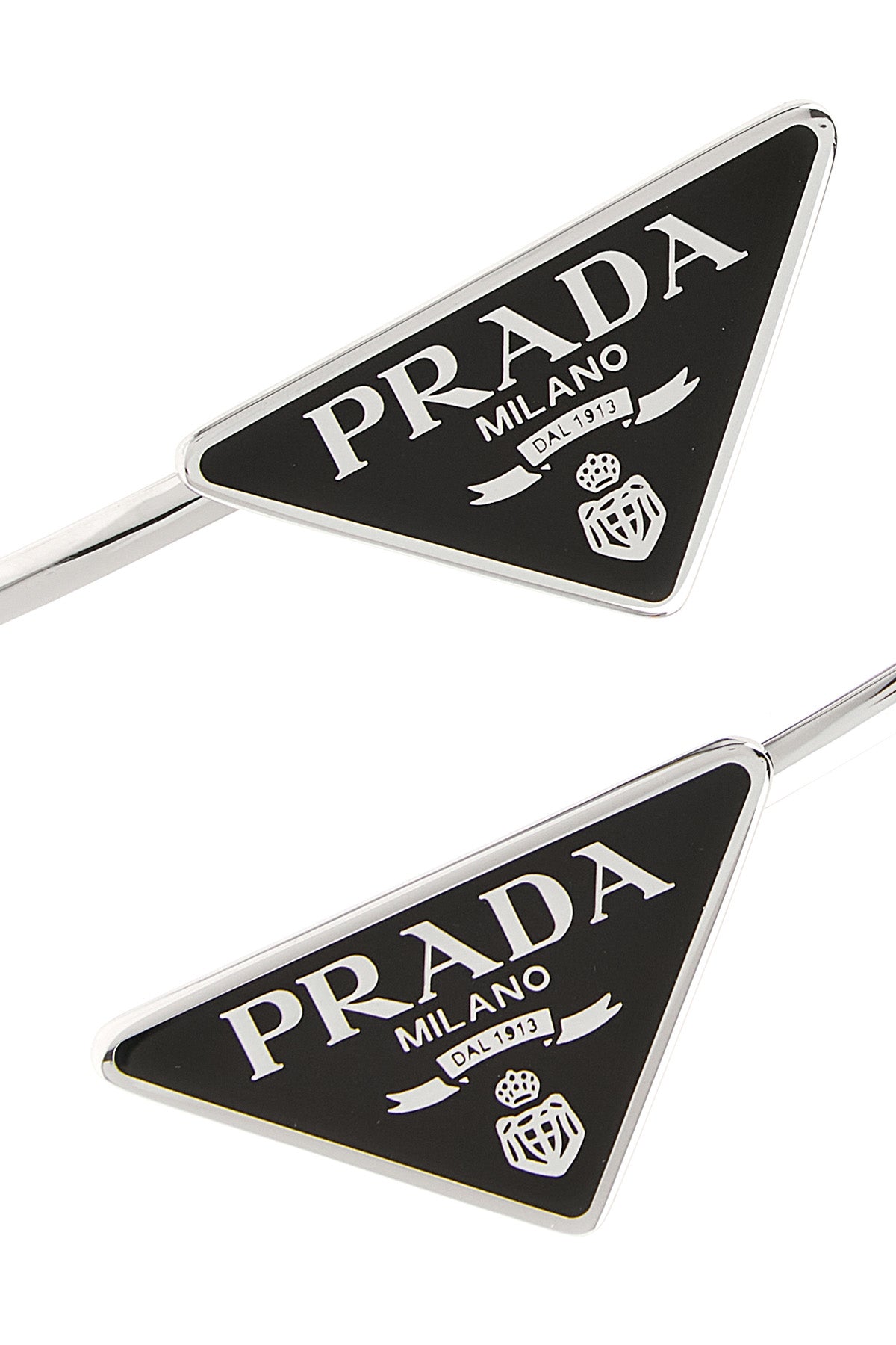PRADA Logo two hairpin set For Women null