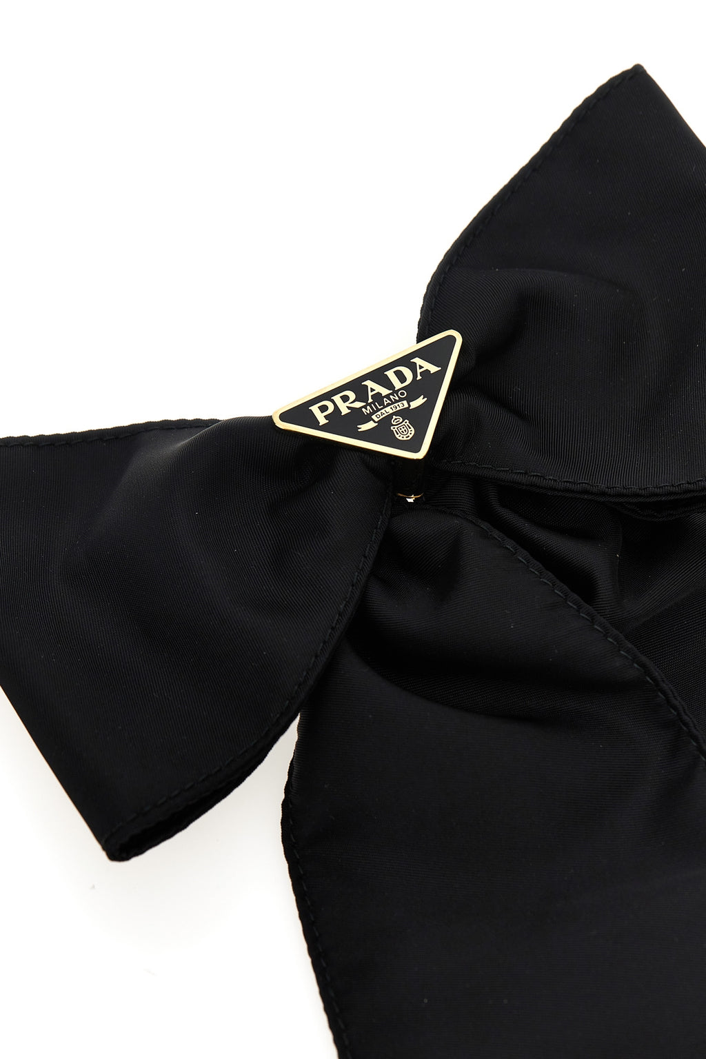 PRADA Re-Nylon hair clip For Women 100% brass