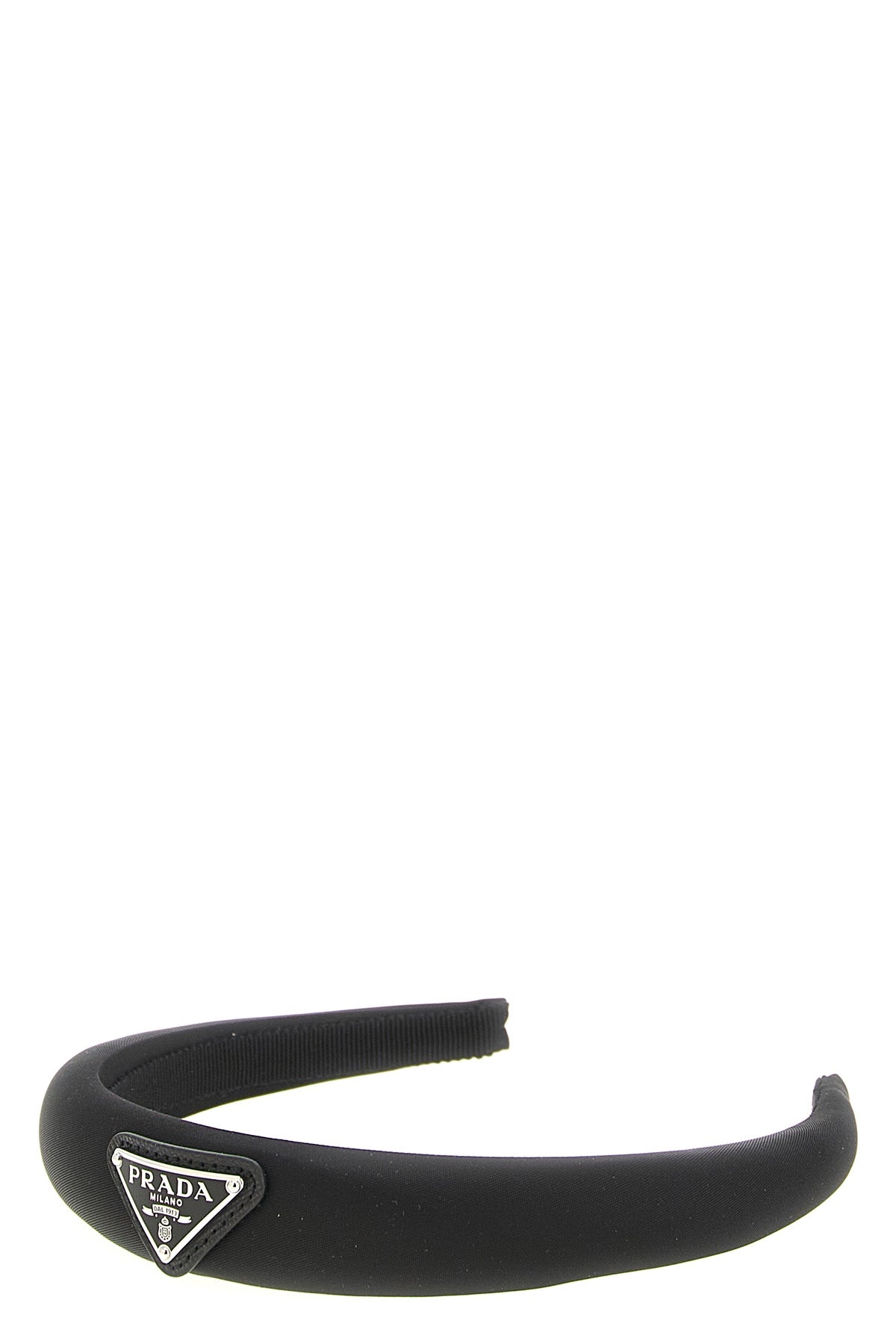 PRADA Logo headband For Women 100% recycled polyamide