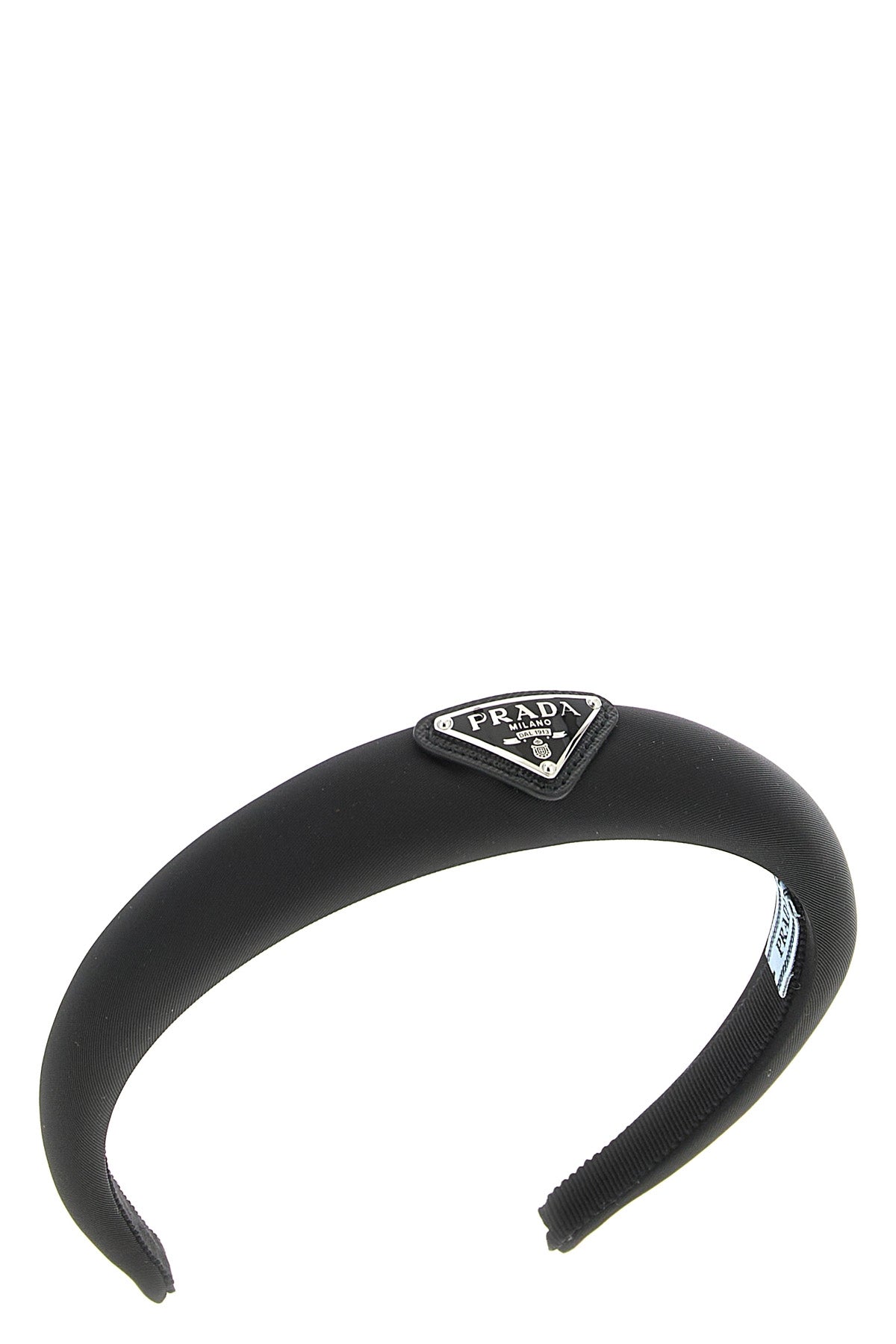 PRADA Logo headband For Women 100% recycled polyamide