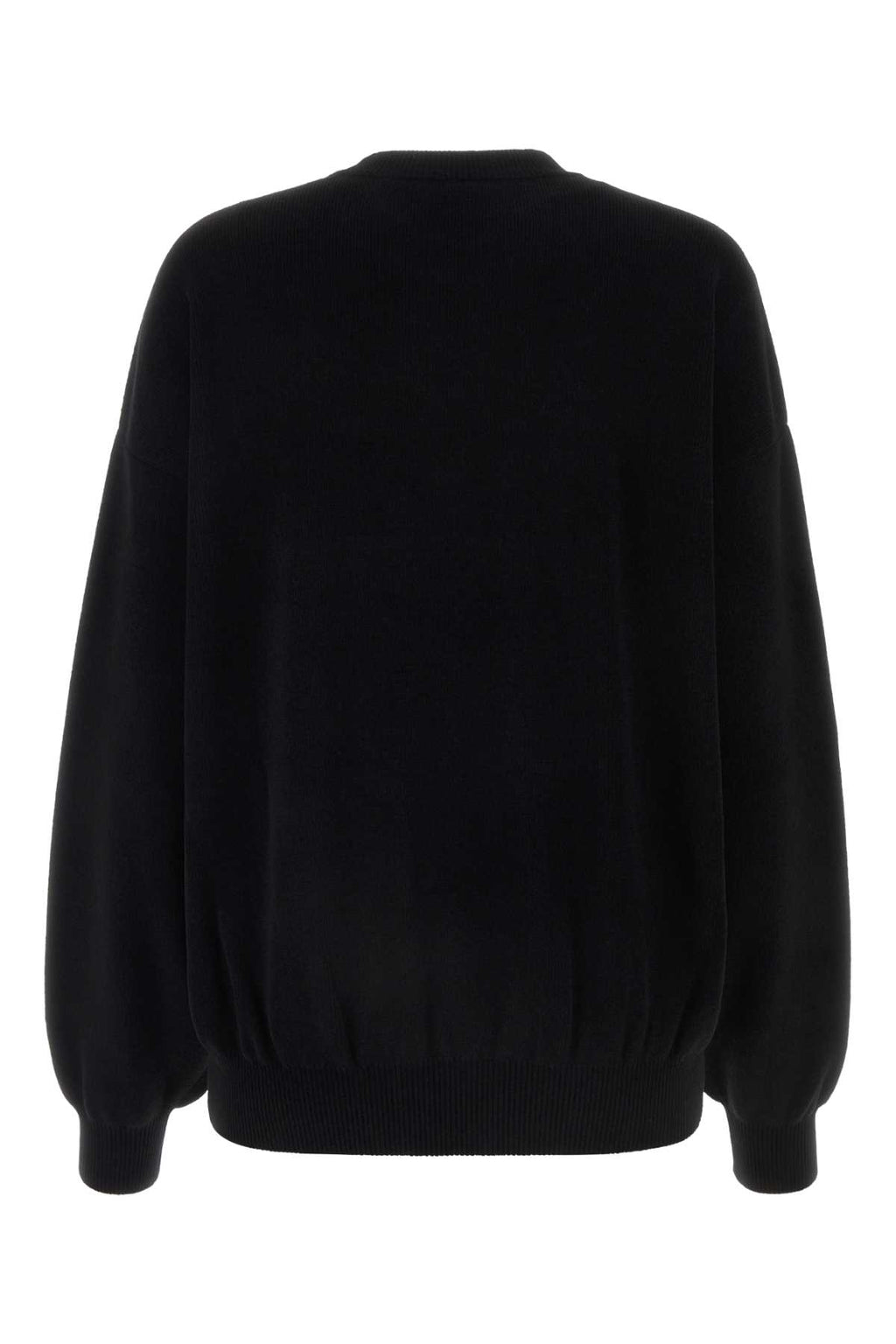 ALEXANDER WANG EMBOSSED LOGO RIBBED PULLOVER For Women Exterior: 89% Polyester 9% Nylo 2% Elastane