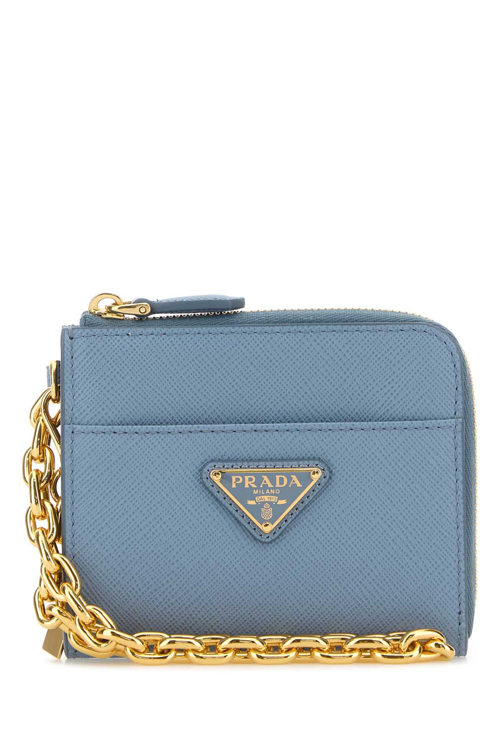PRADA PORTAF.PICCOLO LAMPO For Women Exterior: 100% Leather Finishing: Golden metal