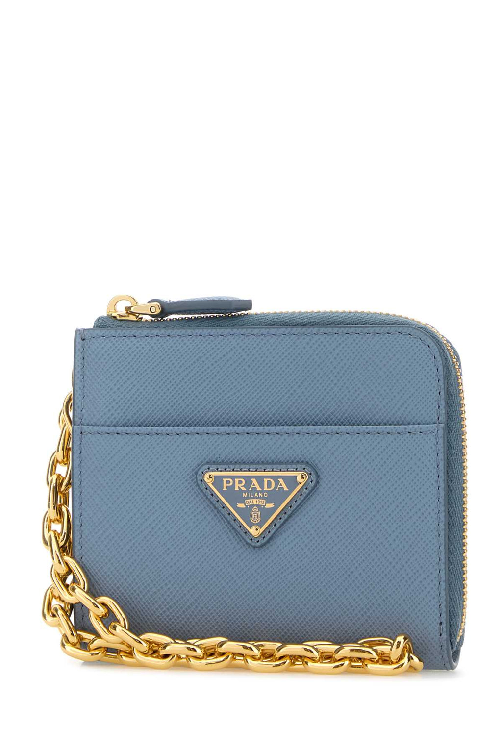 PRADA PORTAF.PICCOLO LAMPO For Women Exterior: 100% Leather Finishing: Golden metal