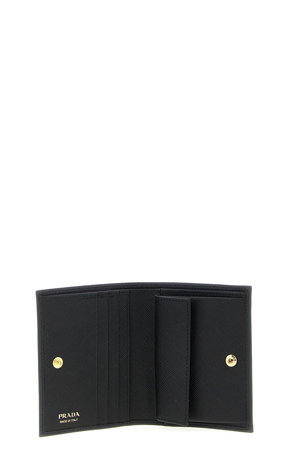 PRADA Logo leather wallet For Women 100% calfskin leather
