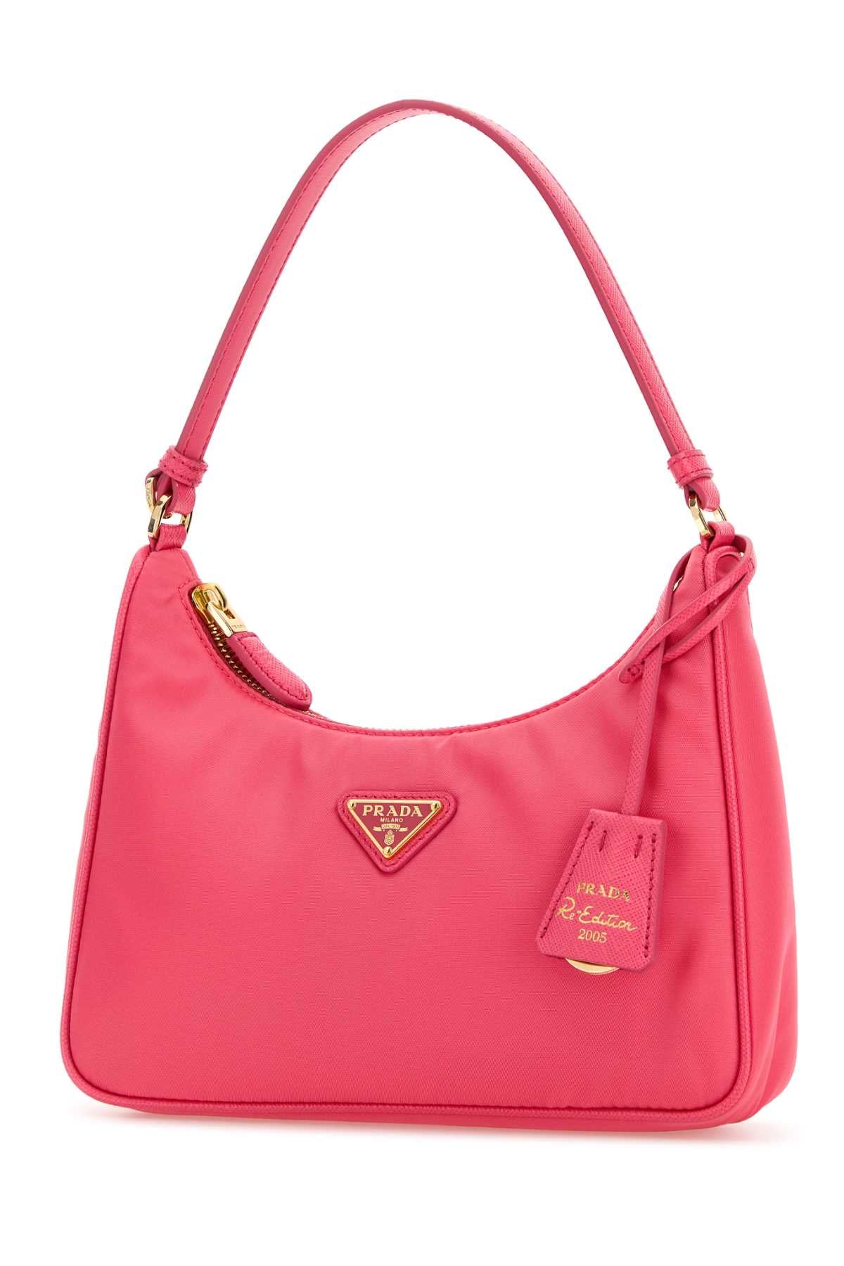 PRADA CONTENITORI For Women Exterior: 100% Fabric Lining: 100% Fabric Finishing: Golden metal