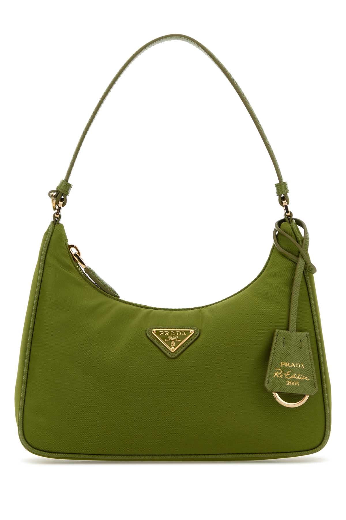 PRADA CONTENITORI For Women Exterior: 100% Fabric Lining: 100% Fabric Finishing: Golden metal