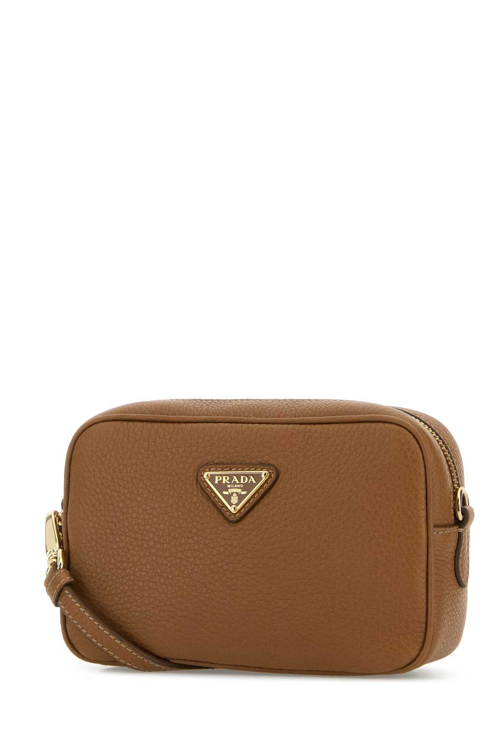 PRADA CONTENITORI For Women Exterior: 100% Leather Lining: 100% Fabric Finishing: Golden metal