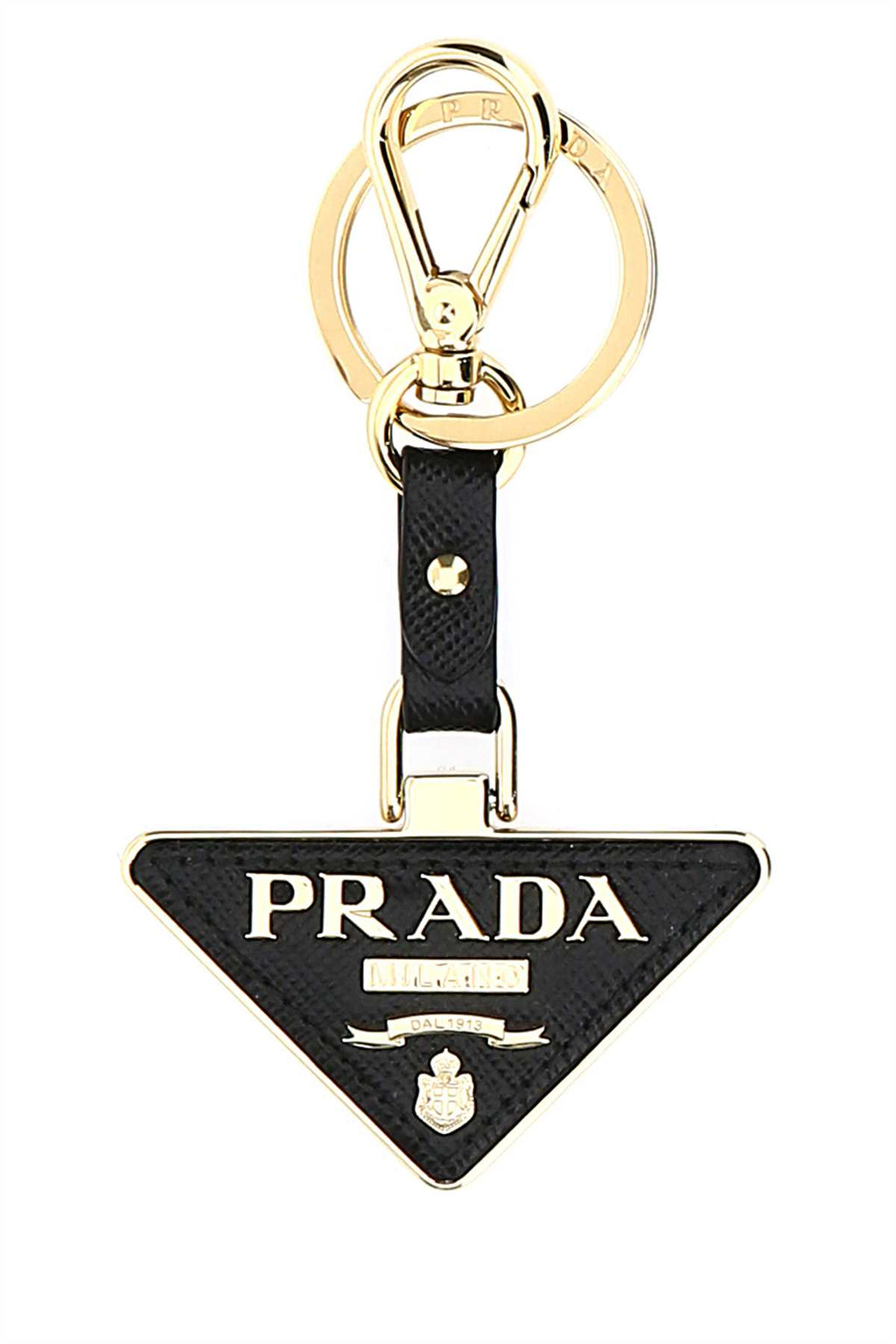 PRADA PORTACHIAVI For Women 100%STEEL-100%CALFLEATHER